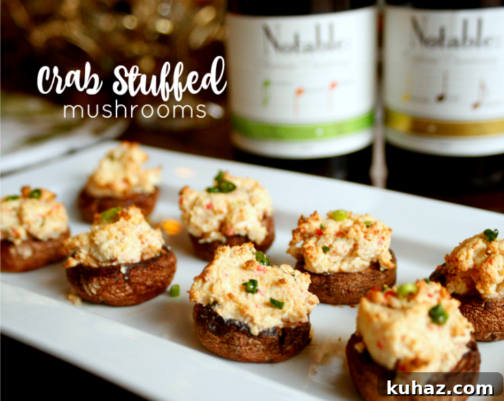 Crab stuffed mushrooms