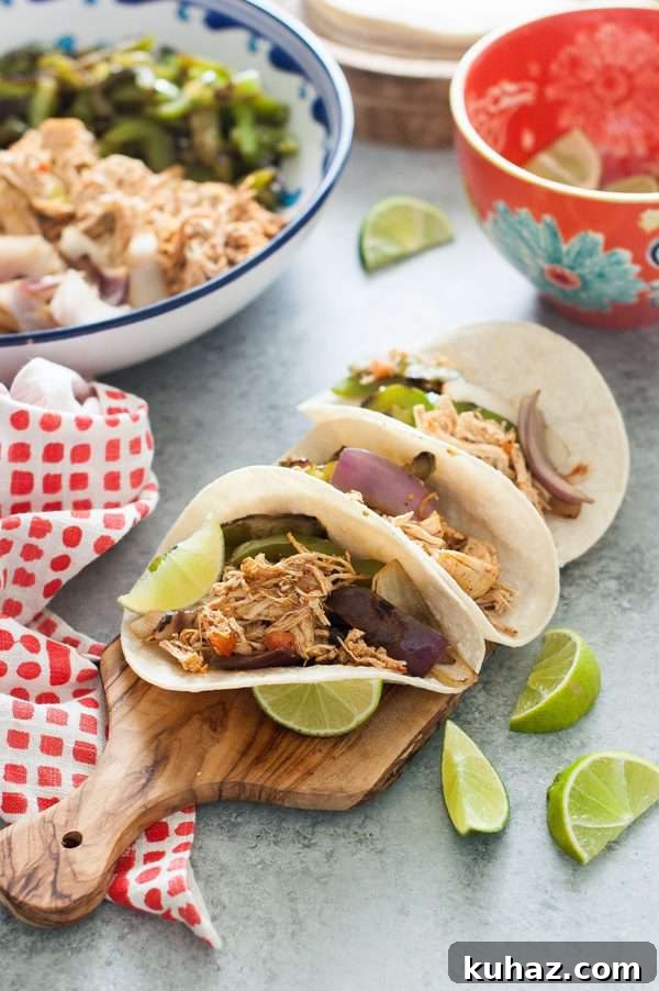 chicken fajitas