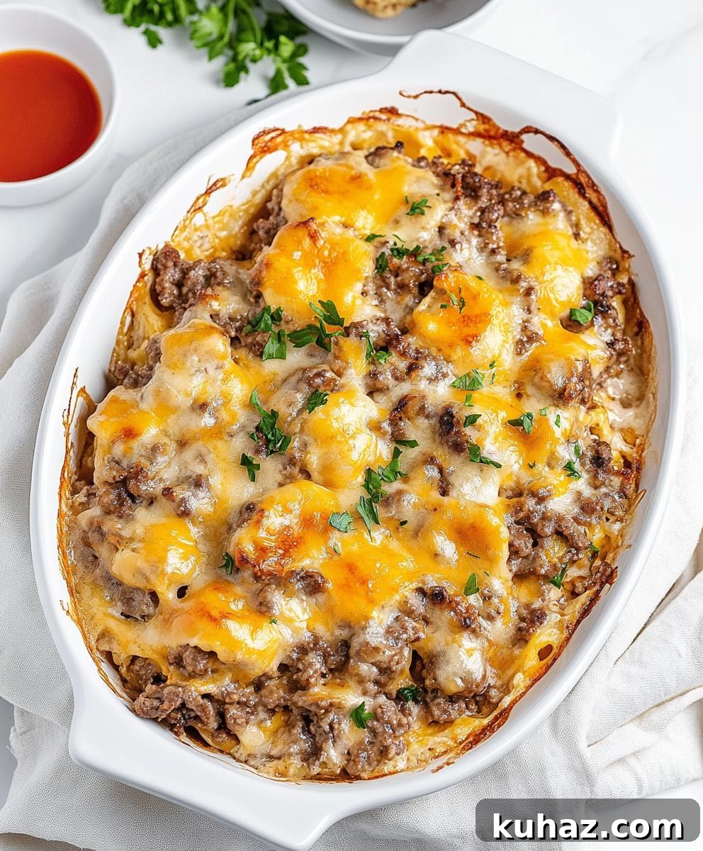 4 Ingredient Hamburger Casserole Recipe with Ground Beef 5 4-ingredient Hamburger Casserole Recipe