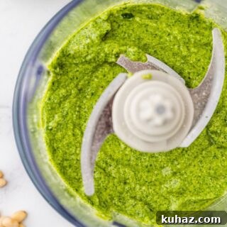 Jar of pesto