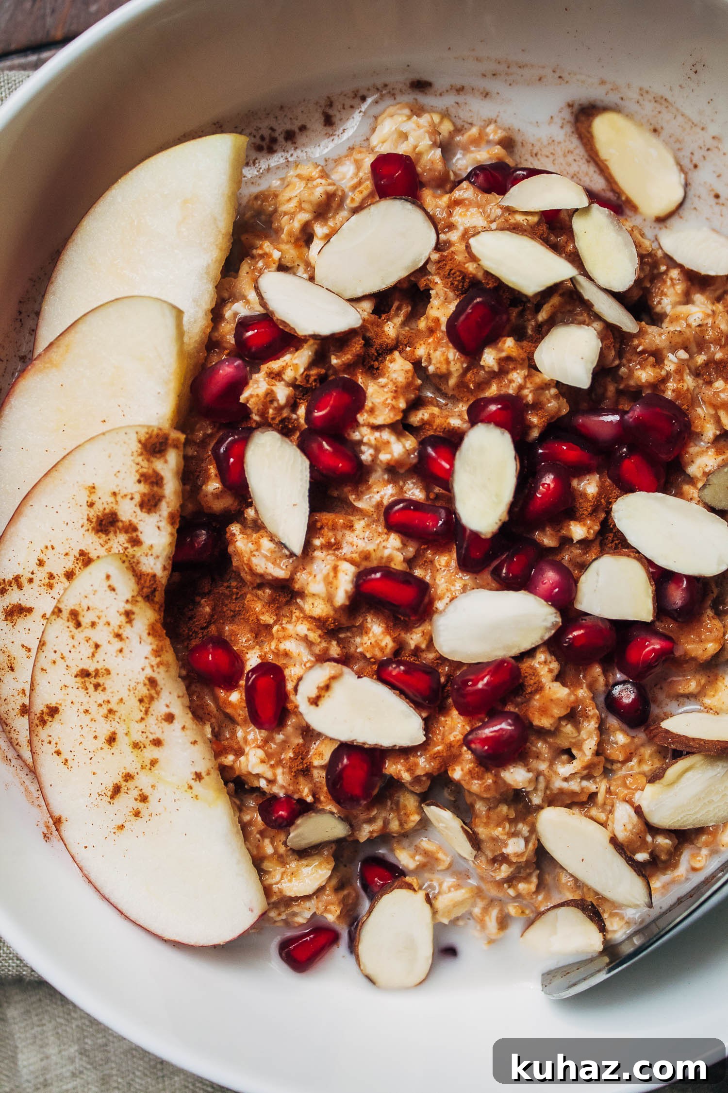 Spiced Pumpkin and Apple Overnight Oats Recipe 4 Pumpkin Apple Overnight Oats | Well and Full | #vegan #recipe