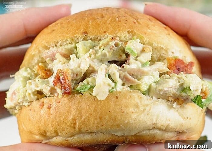35 Unique Chicken Salad Recipes for Light Dinners and Lunch Prep 11 Avocado and Bacon Chicken Salad