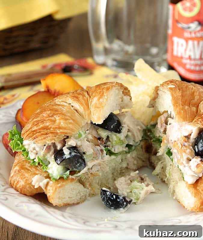 35 Unique Chicken Salad Recipes for Light Dinners and Lunch Prep 17 Gorgonzola Chicken Salad with Grapes and Walnuts