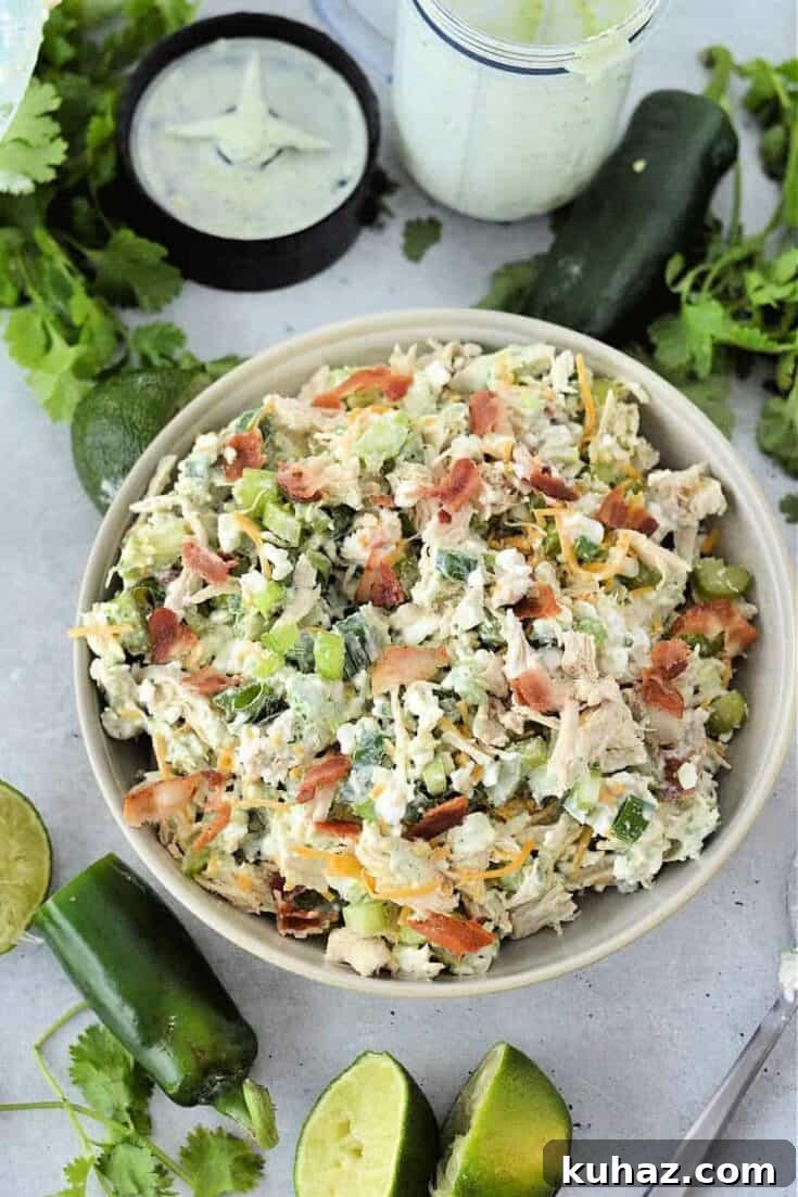 35 Unique Chicken Salad Recipes for Light Dinners and Lunch Prep 22 Jalapeno Popper Cottage Cheese Chicken Salad