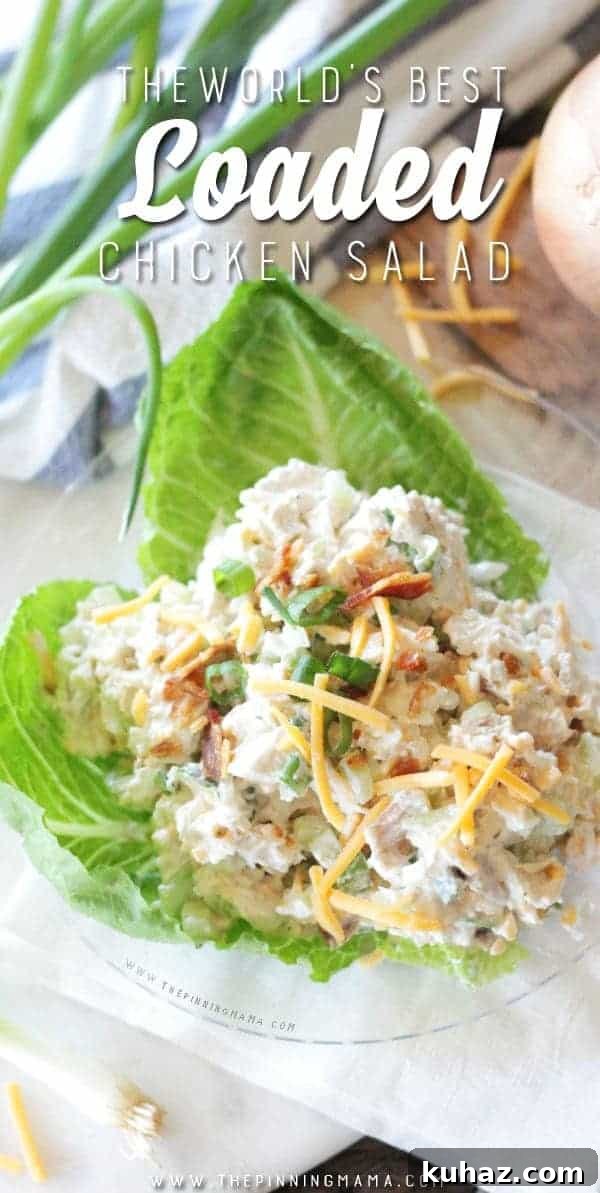 35 Unique Chicken Salad Recipes for Light Dinners and Lunch Prep 26 Loaded Chicken Salad