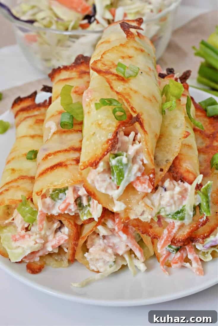 35 Unique Chicken Salad Recipes for Light Dinners and Lunch Prep 30 Keto Coleslaw Chicken Salad Roll Ups