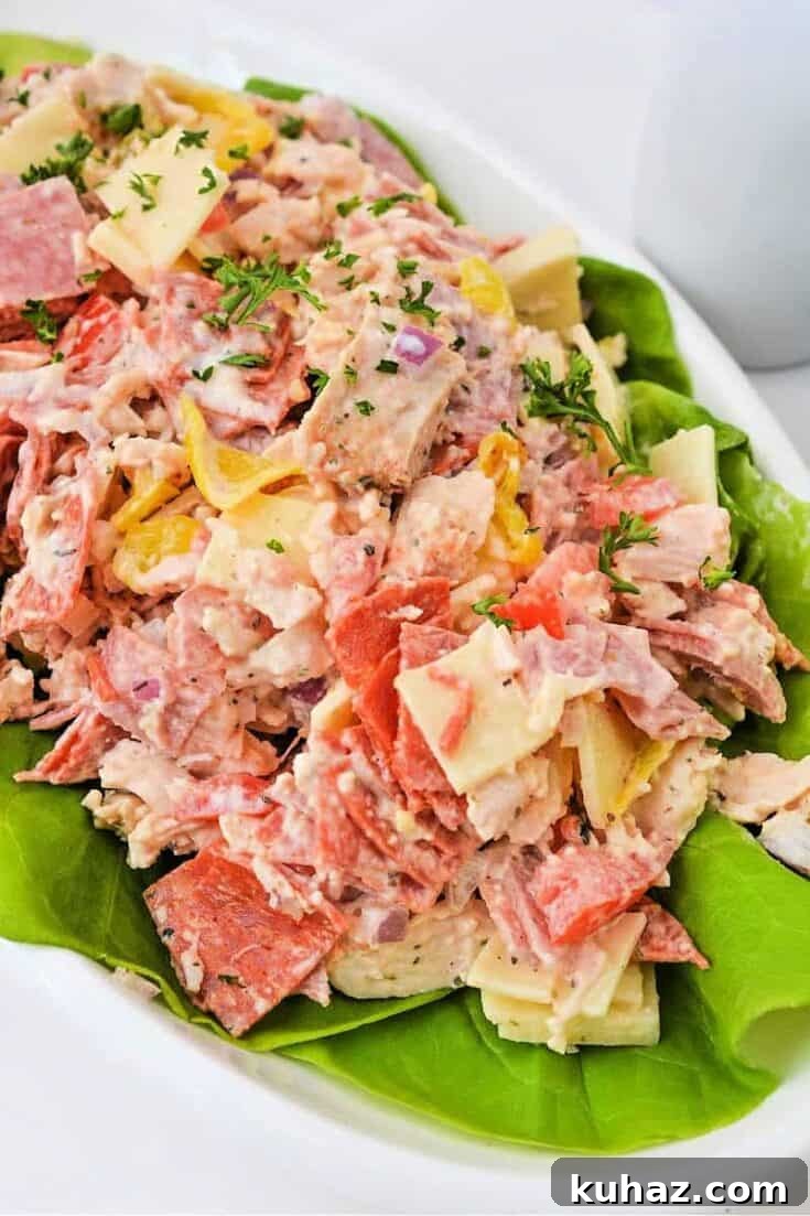 35 Unique Chicken Salad Recipes for Light Dinners and Lunch Prep 4 Italian Grinder Chicken Salad