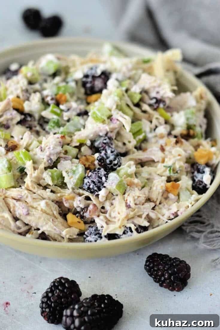 35 Unique Chicken Salad Recipes for Light Dinners and Lunch Prep 35 Blackberry Cottage Cheese Chicken Salad