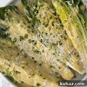 Tahini and Parmesan Salad Dressing in a jar